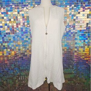 Vintage White‎ Sleeveless Dress